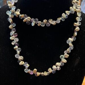 Honora natural freshwater pearl and gemstone strand